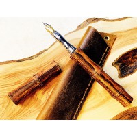 亂紋黃花梨手工鋼筆 J款 稀有木料 封端鋼筆 雙色筆尖 木製鋼珠筆 L1254130 亂紋黃花梨手工鋼筆 J款 稀有木料 封端鋼筆 雙色筆尖 木製鋼珠筆 L1254130